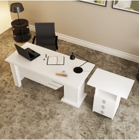 Resim Kalender Dekor Ophira-1-3 Ofis Büro Masası Takımı 