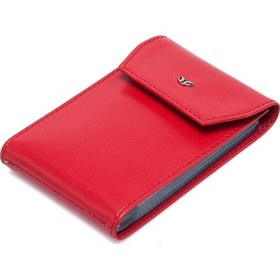 Resim Tergan Kırmızı Unisex Deri Kredi Kartlık 01193C71 