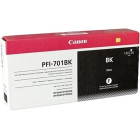 Resim Canon PFI 701BK Photo Black Kartuş 700 ML 