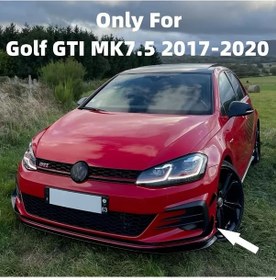 Resim Tongdashop Volkswagen Golf 7.5 Gtı Ön Spoiler Rüzgarlık Aerodinamik Kit 