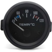 Resim 2'' 52mm Su Sıcaklık Ölçer Sensörlü 1 / 8 '' Npt 12v Araba Su Sıcaklık Göstergesi Led Dijital Arka Aydınlatmalı Otomotiv Alet Aracı 