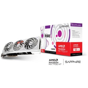 Resim SAPPHIRE Pure Amd Radeon™ Rx 7700 Xt Gamıng Oc 12gb Gddr6 Dual Hdmı / Dual Dp - Whıte 