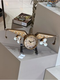 Resim YASAR CONCEPT Choptera Metal Dekoratif Helikopter Saat Detaylı 