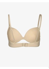 Resim Scm Lingerie Scm Lıngerıe Siyah Balenli Dolgusuz Düz Tişört Sütyen 2'li Paket Siyah-ten Siyah - Ten Rengi 
