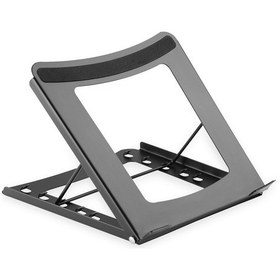 Resim Katlanabilir Çelik Dizüstü Bilgisayar/tablet Standı Foldable Steel Laptop/tablet Stand With 5 Adjustment Positions-21227 