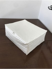 Resim Serap Tasarım Hurç Baza Altı Hurcu Organizer Dolap Hurcu 50&40 Cm Yükseklik 20 Cm Lüks Saten Kapitone Hurç 