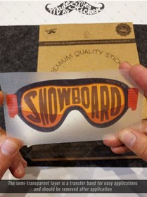 Resim Bay Etiket Hbgbdl1 Snowboard Sticker Seti 6 Parca 