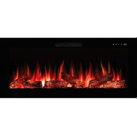 Resim Masta 100 - Isıtmasız Elektrikli Şömine Sınırsız Renkli Cam Çerçeveli 