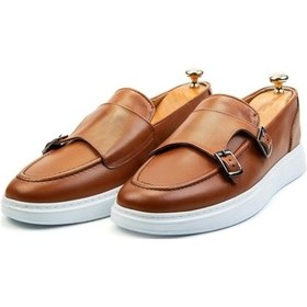 Resim Strap Hakiki Deri Erkek Günlük Ayakkabı, Loafer Ayakkabı, Günlük Ayakkabı, Hafif Ayakkabı 