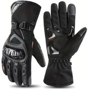 Resim Willowhaven Erkek Motosiklet Eldiveni Kışlık Siyah Xl Polyester Dokunmatik Ekran 