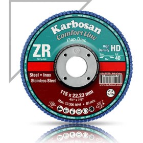 Resim Karbosan 180x22x60 Kum Flap Disk Zr 