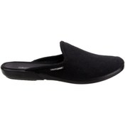 Resim Ceyo Pierro-3 Comfort Esnek Taban Kapalı Erkek Ev Terliği Siyah 