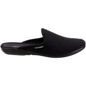 Resim Ceyo Pierro-3 Comfort Esnek Taban Kapalı Erkek Ev Terliği Siyah 