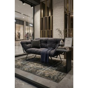 Resim AVYNA Nobelux™ Foldcomfort Çekyat | Yataklı Ikili Kanepe Sistem - Füme 