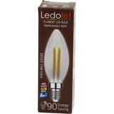 Resim Neva Prime Ledolet 4W=45W - E14 Mum Flament LED Rustik Ampul 400LUMEN - 3000K Kırılmaz Gövde (5361) 