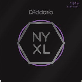 Resim D'Addario NYXL1149 NYXL Nickel Elektro Gitar Teli - Medium (11-49) 