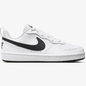 Resim Nike Court Borough Low Recraft Gs Dv5456-104 Beyaz Kadın Spor Ayakkabı Beyaz 
