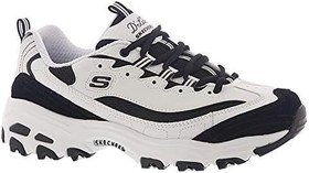 Resim Skechers D'LİTES - MARCH FORWARD 13148 BKW Düşük bilekli spor ayakkabıKadın 