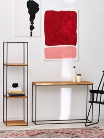 Resim Meşe Konsol Set 