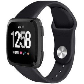 Resim Fitbit Versa Için Spor Düz Renk Yumuşak Silikon Akıllı Saat Kord 