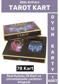 Resim Premium Manevi Ruhsal Rehberlik Kader 78 Kartlı Özel Kutulu Yorumlama Kitapçıklı Tarot Kartları 