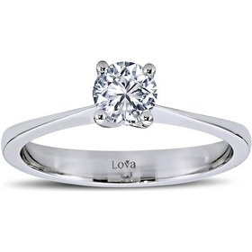Resim Lova H Renk 0,45 Karat Pırlanta Tektaş Yüzük - HRD Sertifikalı - 1030046 