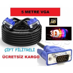 Resim 5 Metre 5 M Bilgisayar Projeksiyon Televizyon Ara Kablosu 