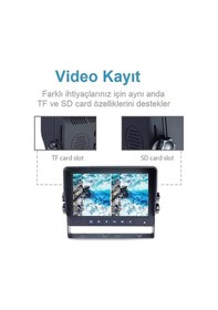 Resim Blacksys Betoptek Btm710 Ticari Araç Ekranlı 3 Lü Kamera Sistemi Btm710 