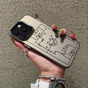Resim Premium Lazer Telefon Kılıfı Yaratıcı Futbol Taktik Tahtası Deseni ile, iPhone 16 15 14 13 12 11 XS XR X 7 8 12/13 Mini Plus Pro Max SE için Uygun Doğum Günü/Aşk Günü/Kız Arkadaş Erkek Arkadaş Hediyesi/Nisan Şakası 
