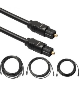 Resim CresCent Optik Ses Kablosu Fiber Optik Toslink 5 Metre 