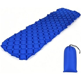 Resim Moveevo Tomshoo Tpu Şişme Kamp Matı - Ultra Hafif, Su Geçirmez, Taşınabilir 190x58cm Çok Renkli 