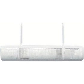 Resim Hightower Beyaz Evrensel Duvara Monte Klima Rüzgarlığı, Teleskopik Bebek Ve Çocuklar İçin Yoğuşma Önleyici 