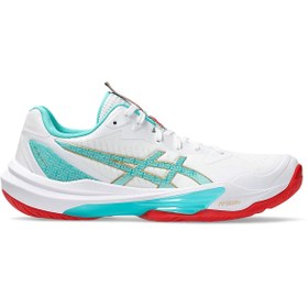 Resim Asics Sky Elite Ff 3 Kadın Beyaz Voleybol Ayakkabısı 1052A088-960 