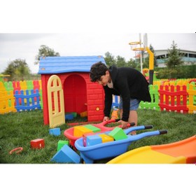 Resim El Arabası Mavi + Kürek Ve Tırmık Hediye Set Mavi 