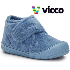 Resim Vicco Color İlk Adım Bebek Ortopedik Çocuk Panduf Spor Ayakkabı KOT 