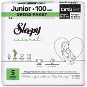 Resim Nessiworld Sleepy Natural Bebek Bezi Gross Paket 5 Beden 11-18 Kg 100 Adet 