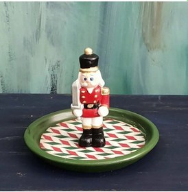 Resim Kurşun Asker Nutcracker Çerezlik - Kahvaltı - Kahve - Meyve Sunum 