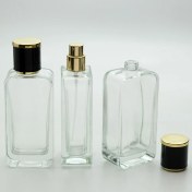 Resim D&B Boş Parfüm Şişesi 50 ml (10 Adet) (TEKRAR DOLDURULABİLİR) Siyah Kapak Plastik Valf IPHONE Boş Şişe 