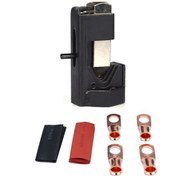 Resim Araba Kablo Çekiç Crimper Çekiç Lug Crimper Aracı Pense İle T2 Bakır 6 X 3/8 Ağır Hizmet Tipi Soğuk Preslenmiş Tel Terminalleri 