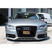 Resim Audi A4 B8 Batman Yarasa Ayna Kapağı Piano Black / 2009-2014 