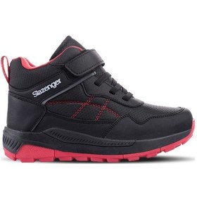 Resim Slazenger KETI I Çocuk Cırt Cırtlı Siyah / Kırmızı Bot 