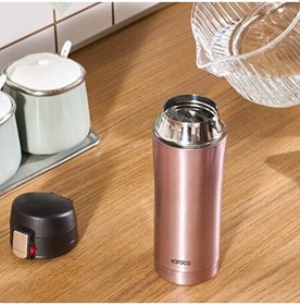 Resim Karaca Pluton Çelik Sızdırmaz Termos 450 ML Rose Gold 