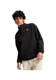 Resim Puma Downtown Polarfleece Crew Erkek Günlük Sweatshirts 62675301 Siyah 62675301 Siyah 