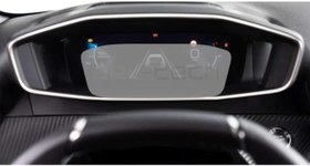 Resim OLED GARAJ İcockpit 3D Gösterge Temperli Nano Ekran Koruyucu Peugeot 2008 ile uyumlu 
