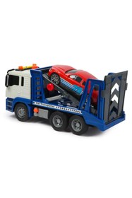Resim Tıfıl Toys Işıklı Sesli Pilli Araç Taşıyıcı Fonksiyonlu Çekici Oyuncak Kamyon Araba 