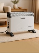 Resim Hoogar German CH-2000 White Homojen Teknoloji Yeni Nesil Sessiz Konvektör Isıtıcı Düşük Tüketim 