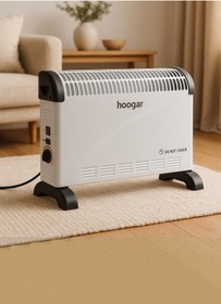 Resim Hoogar German CH-2000 White Homojen Teknoloji Yeni Nesil Sessiz Konvektör Isıtıcı Düşük Tüketim 