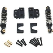 Resim Alüminyum Arka Aks Yay Sabitleme Kendin Yap Rc Araba Kamyon Rc Araba Aksesuarları Mn 1/12 Mn82 Lc79 Mn78 Siyah 