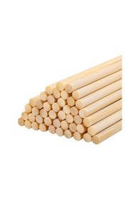 Resim Ahşap Bambu Maket Patates Kızartma Çubuğu Çöp Şiş 100'lü 35 CM 