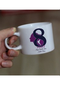 Resim Kadınlar Gününe Özel Motto Fincan & Kişiye Özel Ev Anahtarlık & Metal Kutulu Mum & Versatil Ve Tükenmez Kalem Hediye Seti 